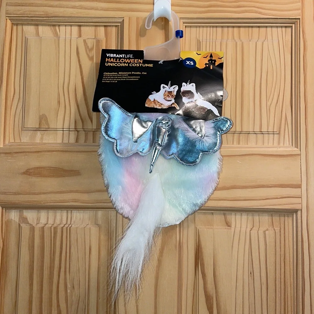 UNICORN Halloween Dog Cat Pet Costume - Size XS X Small Vibrant Life NEW